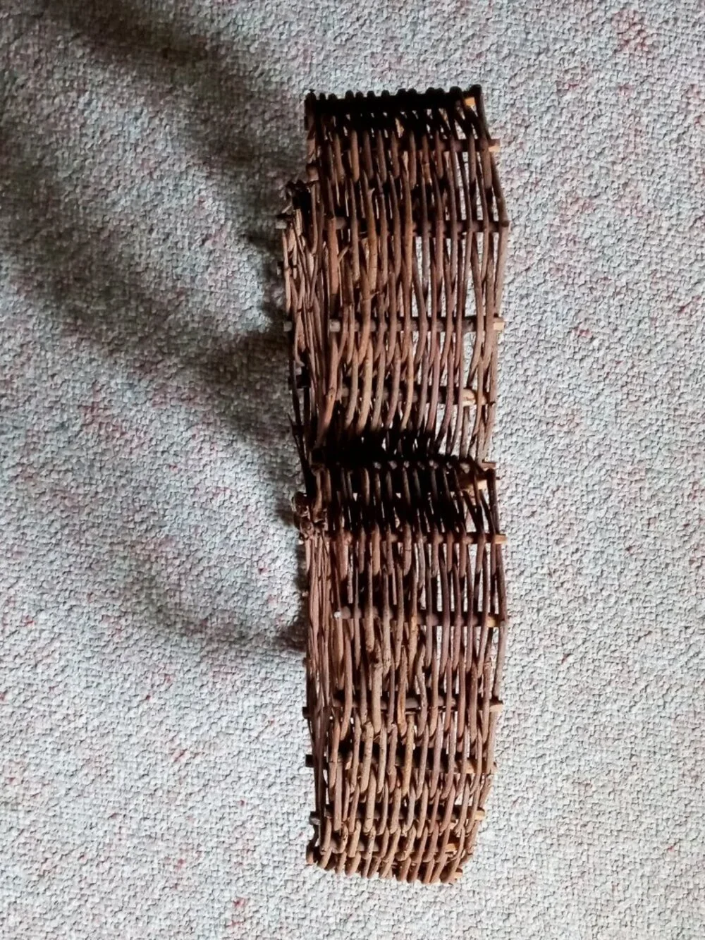 💕Vintage Cottagecore Willow Branch Duo Heart Wall Shelf Rustic Farmhouse Decor
